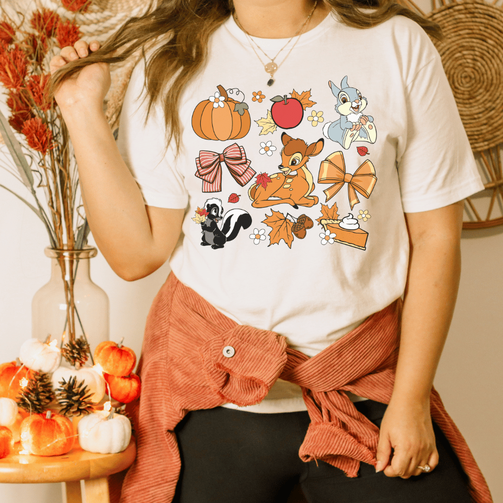 Autumn Woods Friends - Halloween Tee - Shirt