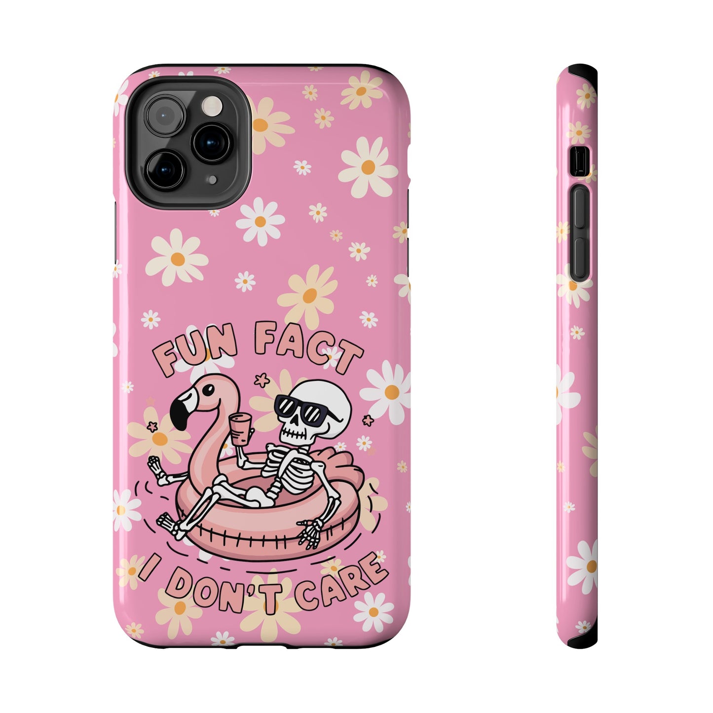 Fun Face I Dont Care  - Tough Phone Cases