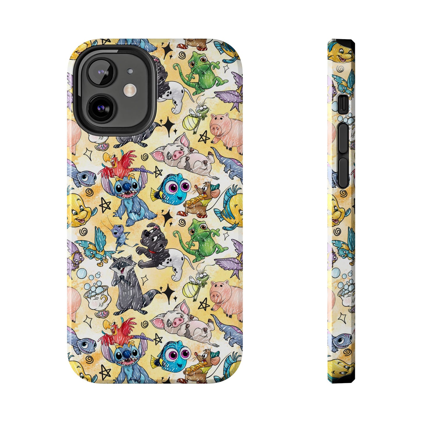 Sketch Pals - Yellow - Tough Phone Cases