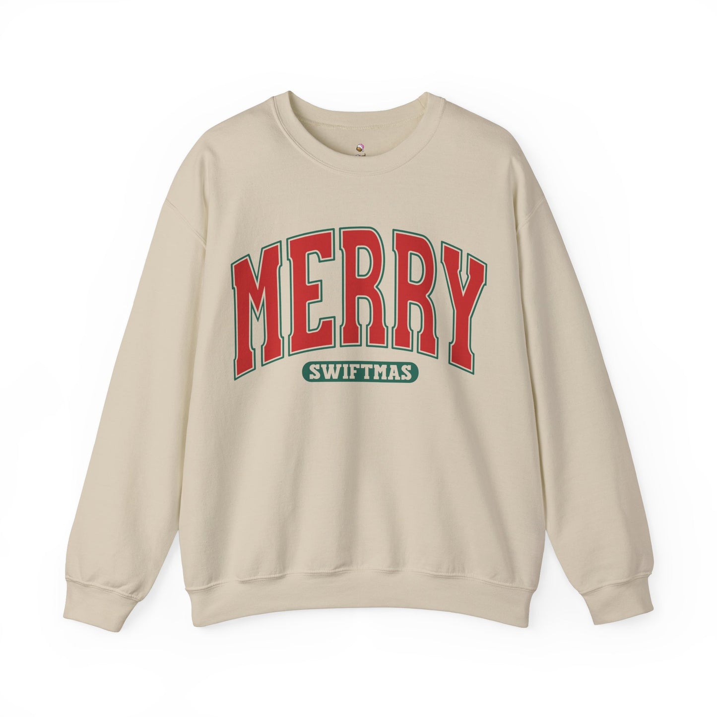 Merry Swiftmas - Red and Green - Taylor - Crewneck Christmas Sweatshirt