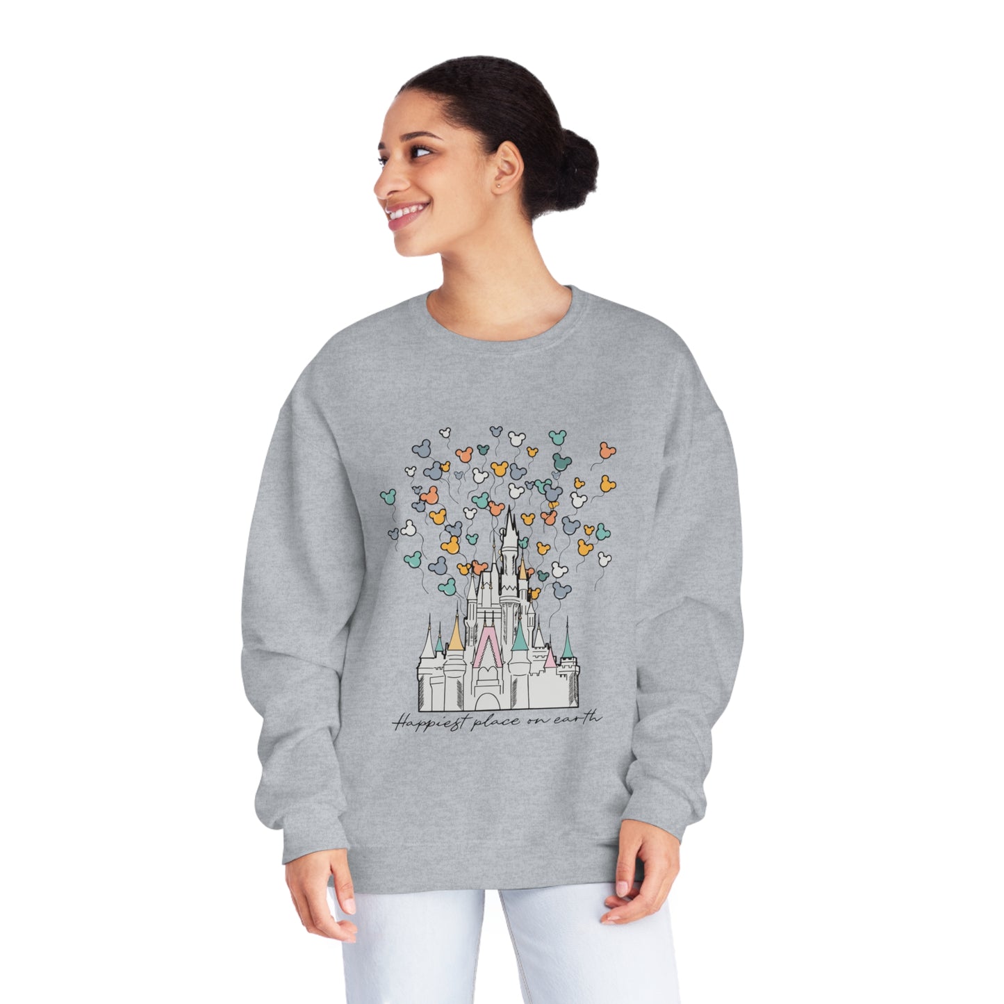 Happiest Place - Unisex NuBlend® Crewneck Sweatshirt