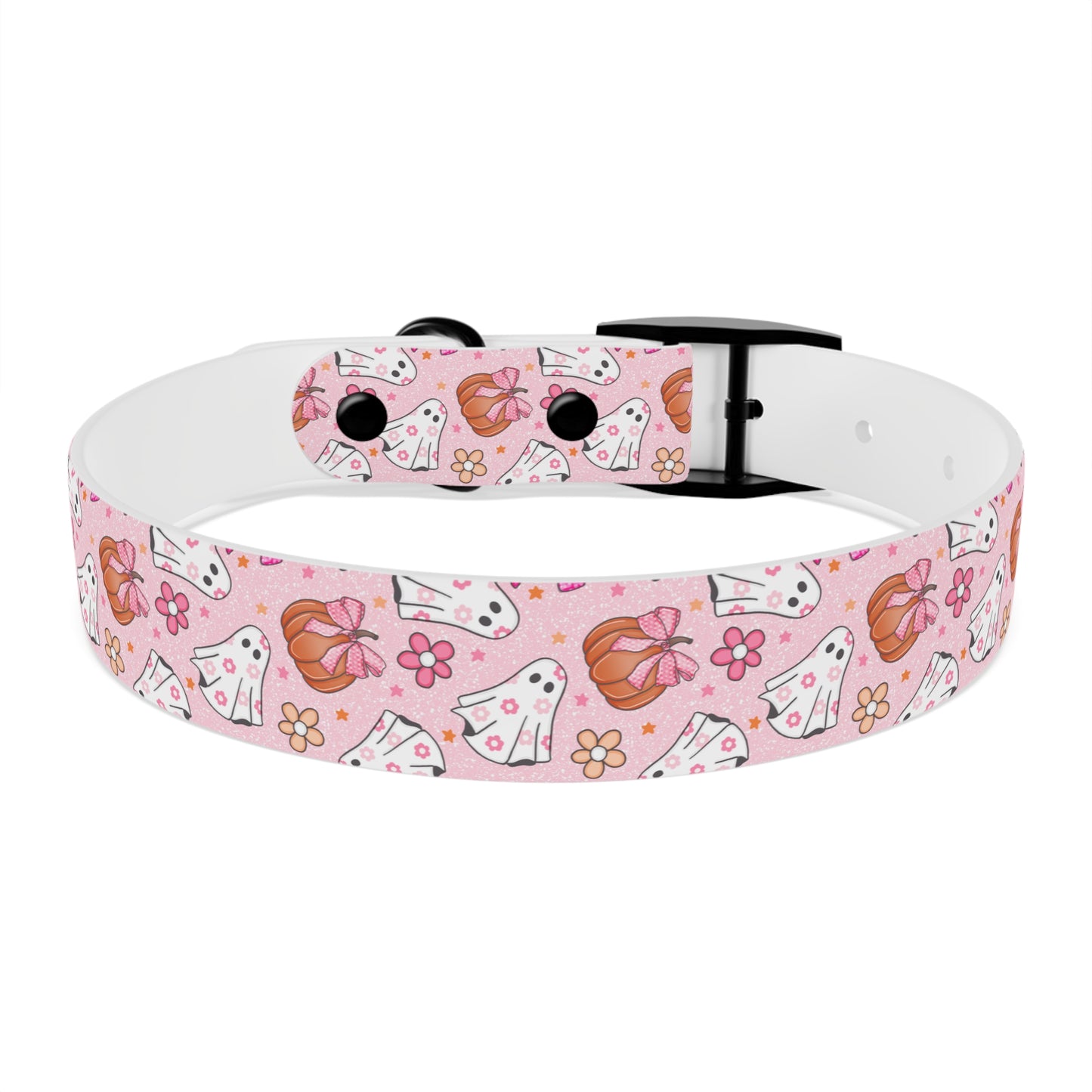 Pink Ghost  - Dog Collar