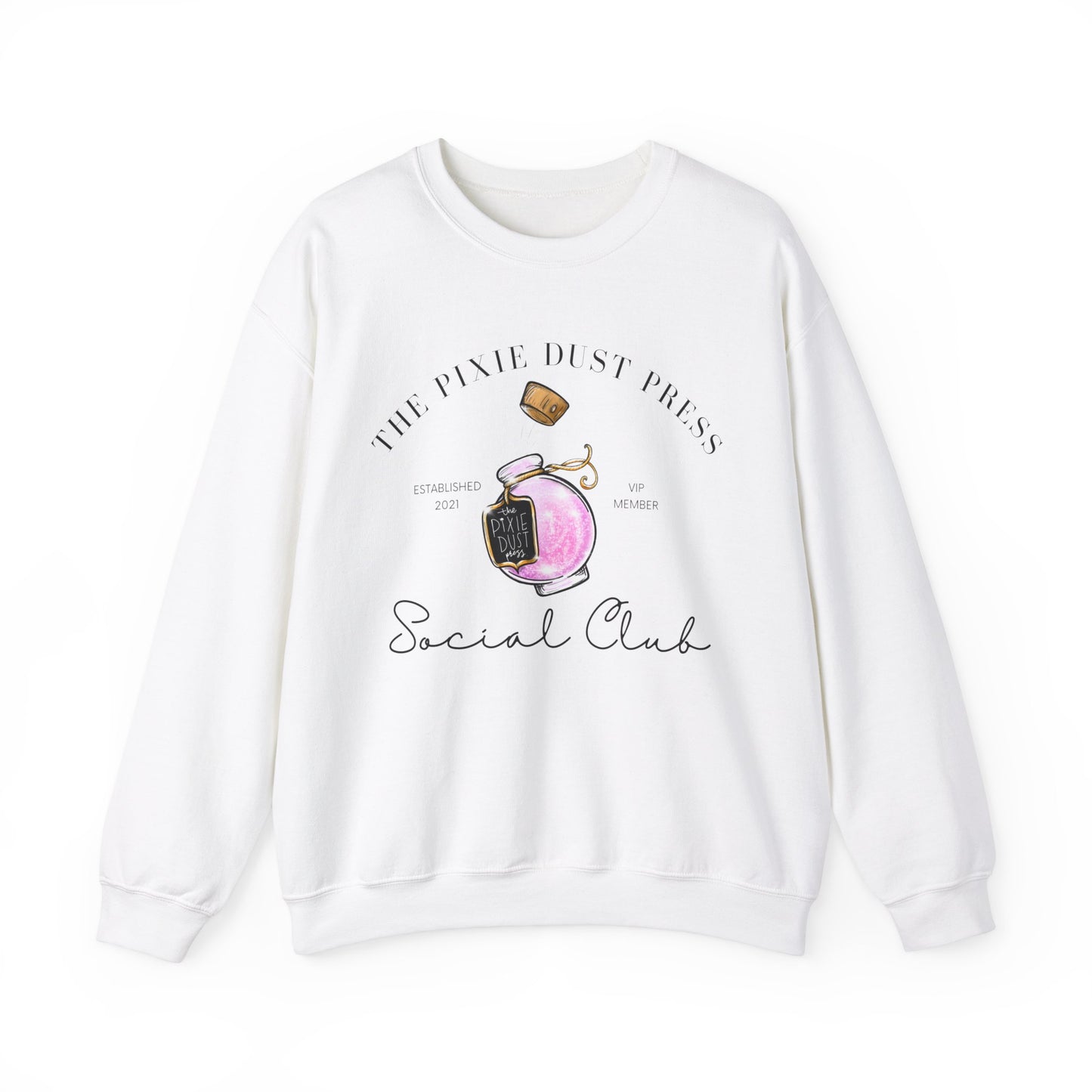 The Pixie Dust Press Social Club  -  Unisex Heavy Blend™ Crewneck Sweatshirt