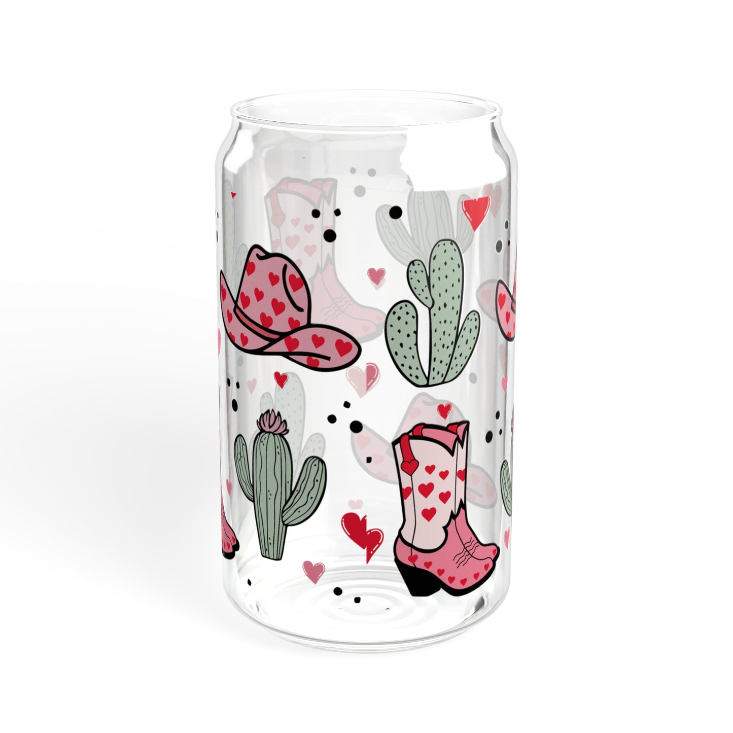 Cactus Cowgirl - Sipper Glass, 16oz