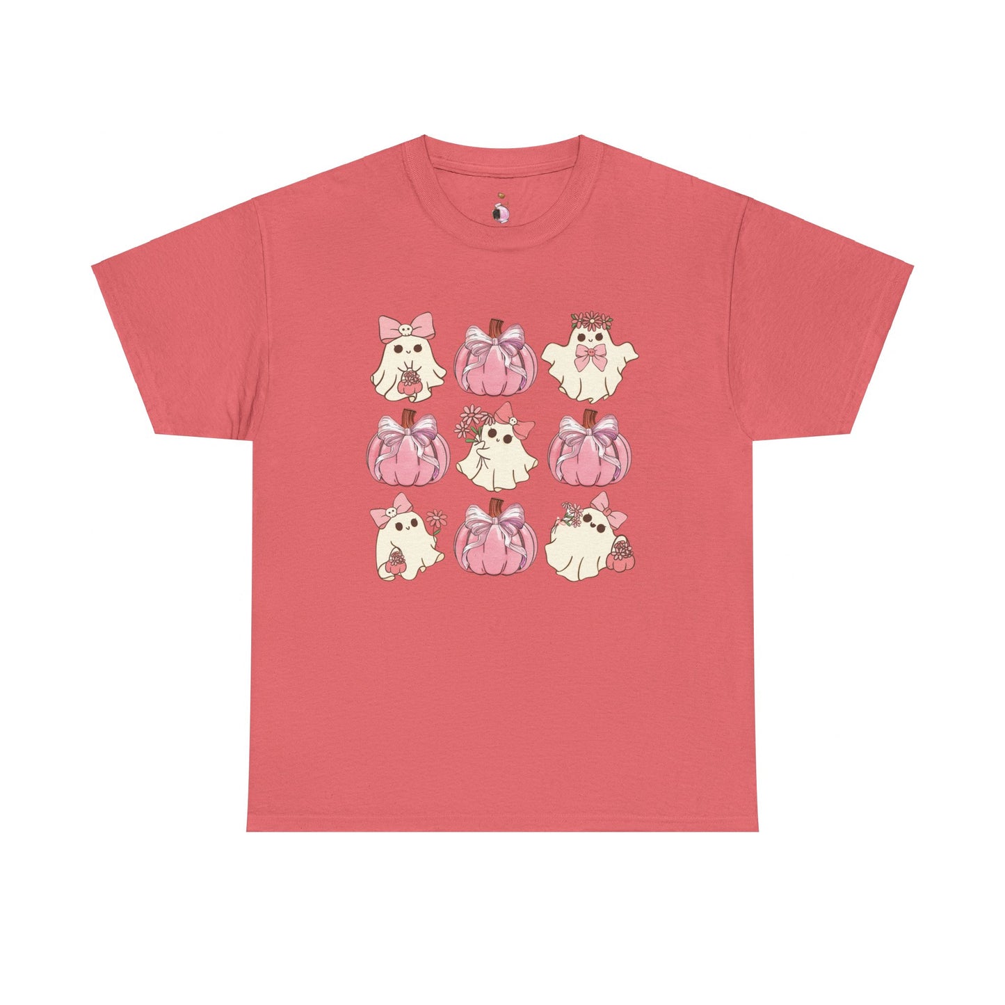 Pretty In Pink Ghosts  - Unisex Heavy Cotton Tee