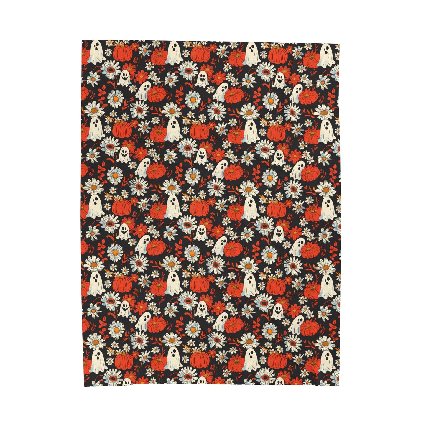 Ghost Floral - Plush Blanket