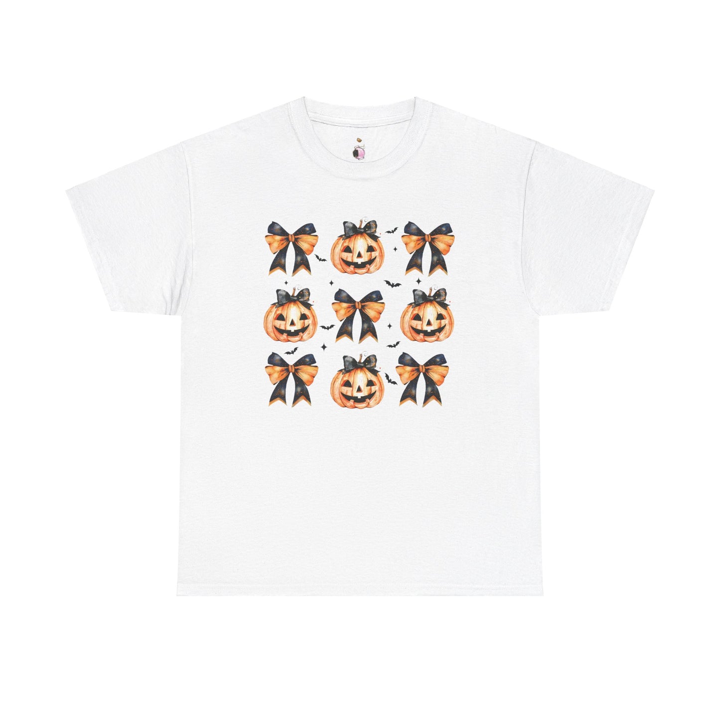 Pretty Little Jack-O-Lanterns -  Unisex Heavy Cotton Tee