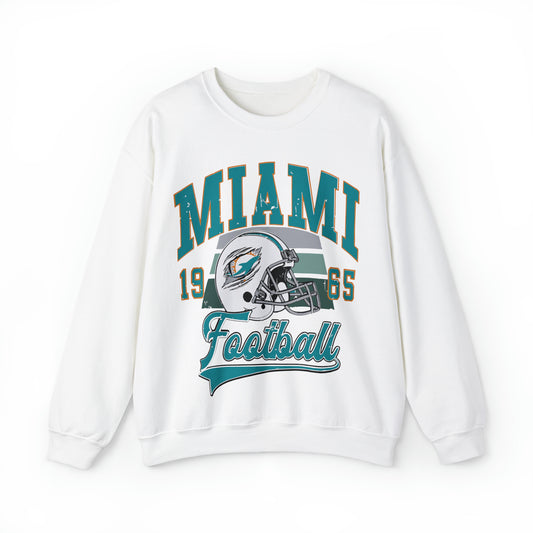 Miami Football  - Unisex Heavy Blend™ Crewneck Sweatshirt