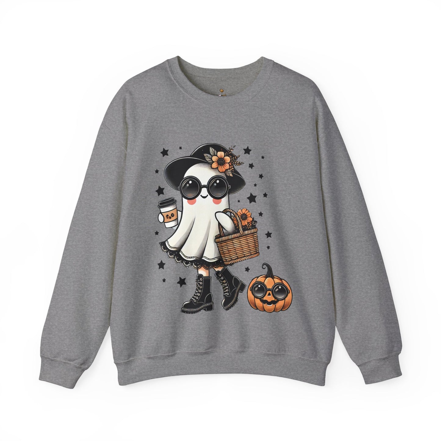 Boo-Jee Girly Ghost - Halloween Sweatshirt