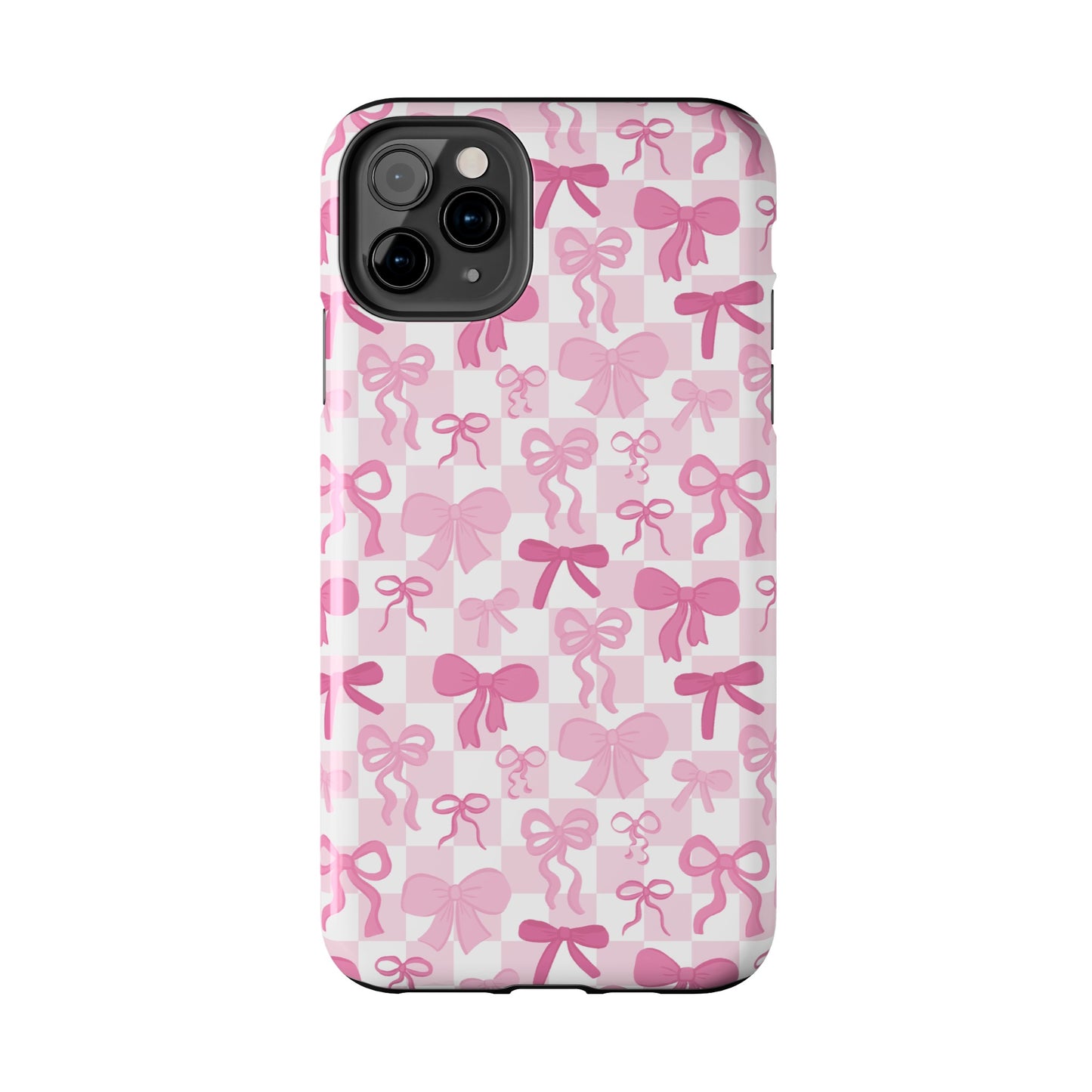 Coquette Pink Bow Girly - Tough Phone Cases