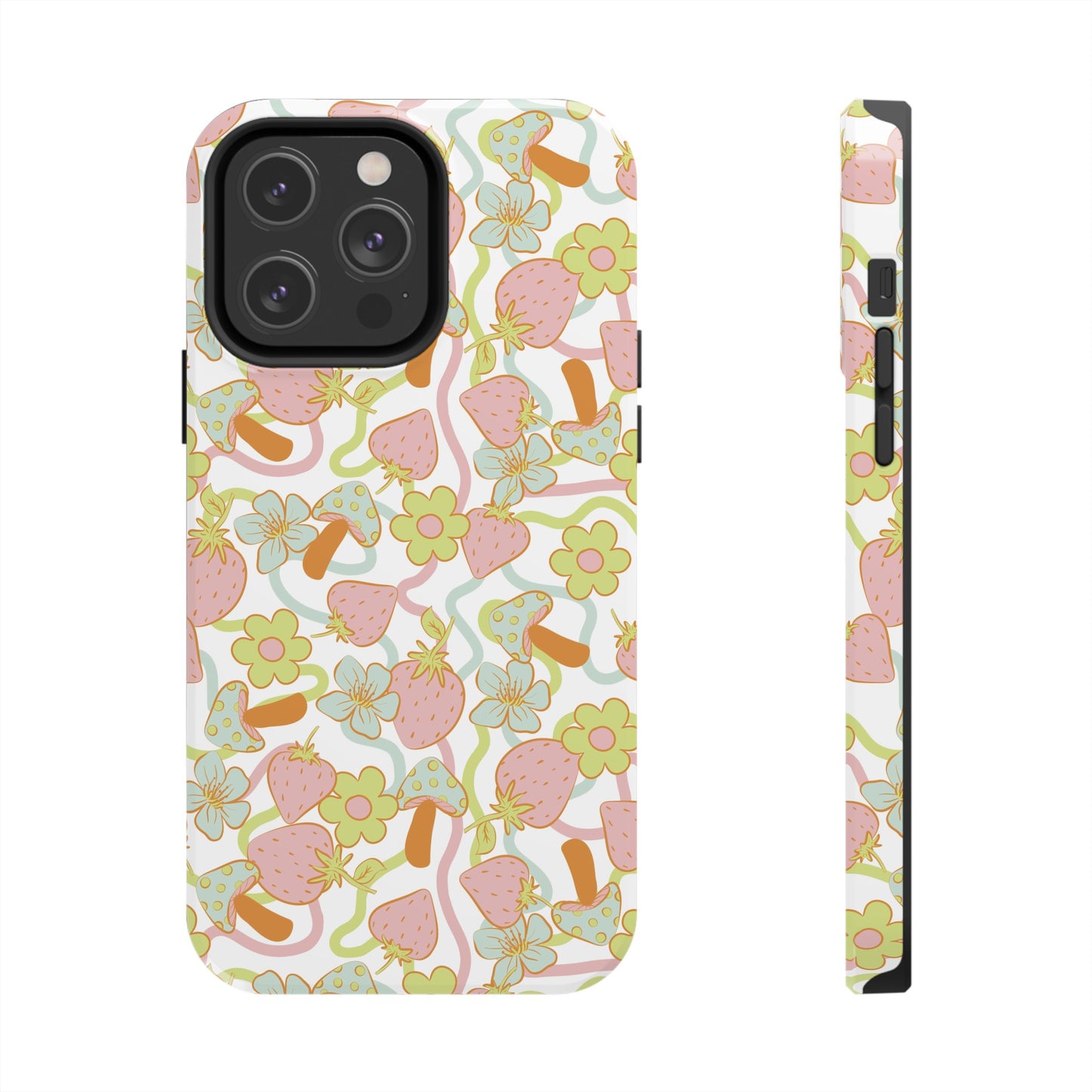 Strawberry Shrooms - Tough Phone Cases