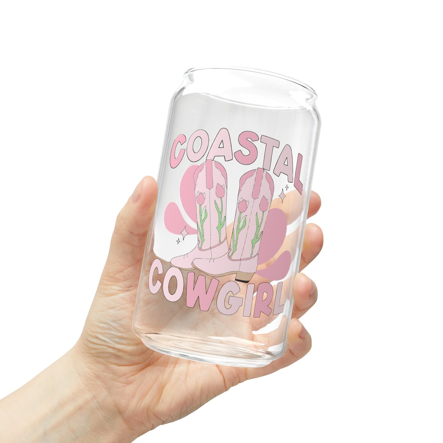 Coastal Cowgirl - Sipper Glass, 16oz