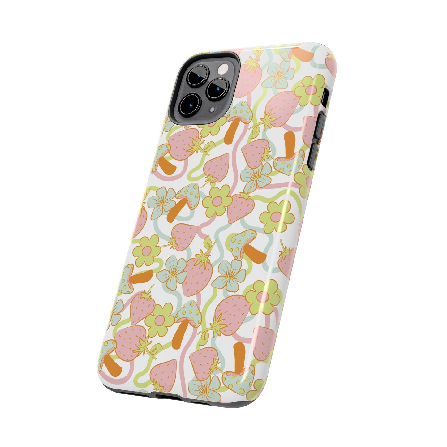 Strawberry Shrooms - Tough Phone Cases