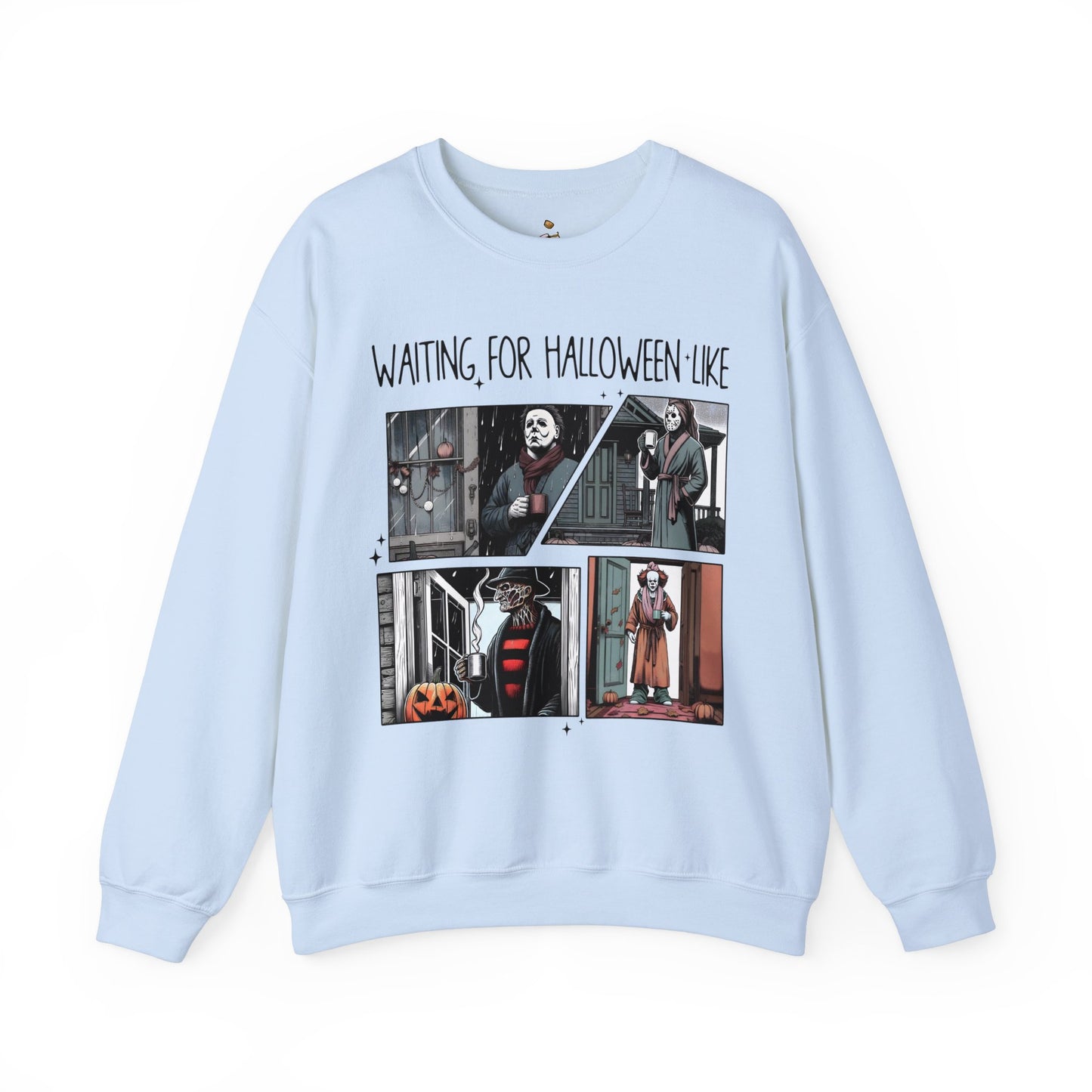 Waiting For Halloween Like - Horror - Unisex Heavy Blend™ Crewneck Sweatshirt