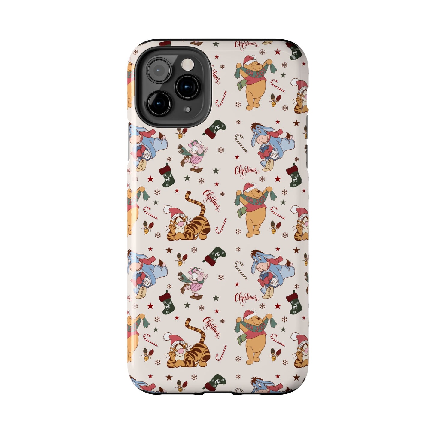 100 Acre Woods Christmas  -  Tough Phone Cases