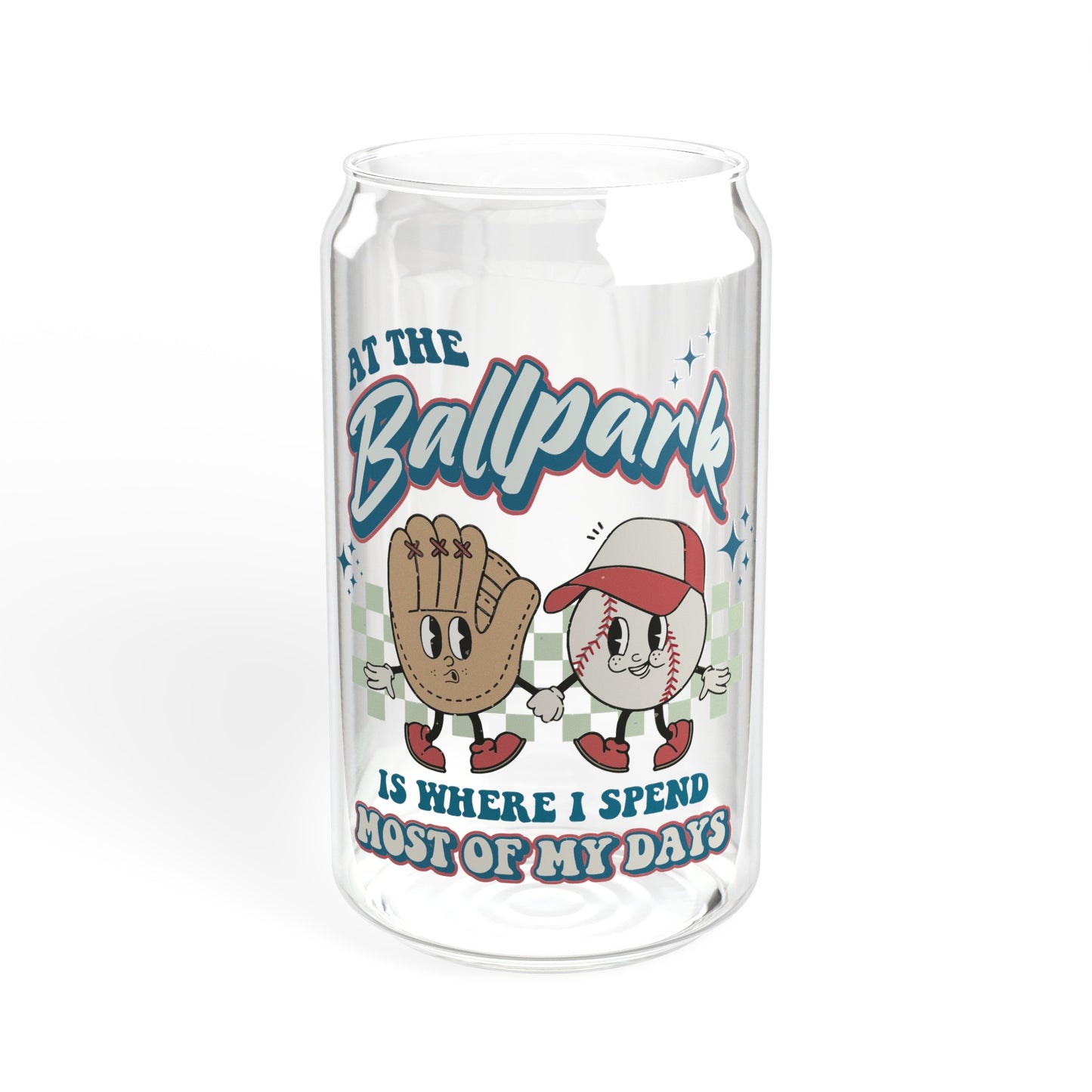 At The Ballpark - Sipper Glass, 16oz