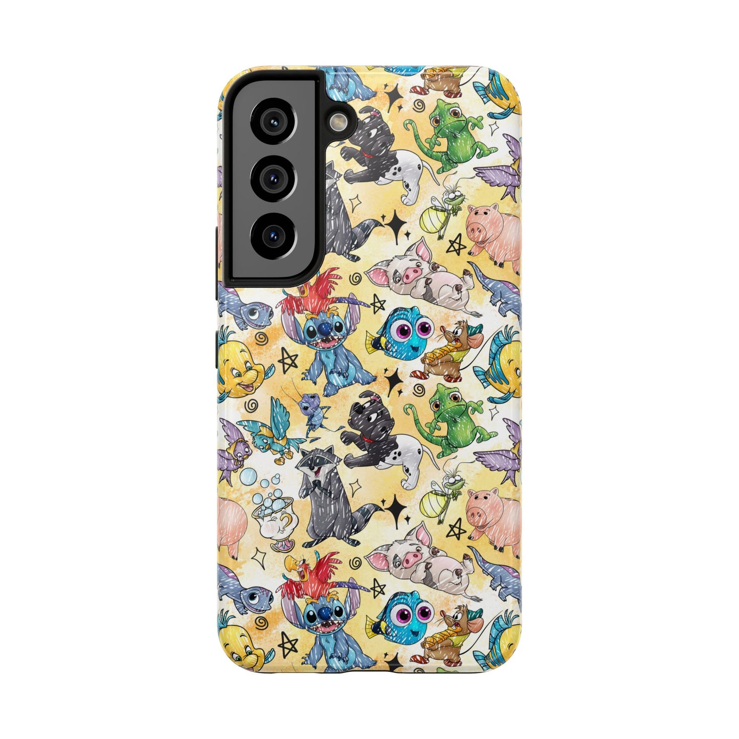 Sketch Pals - Yellow - Tough Phone Cases