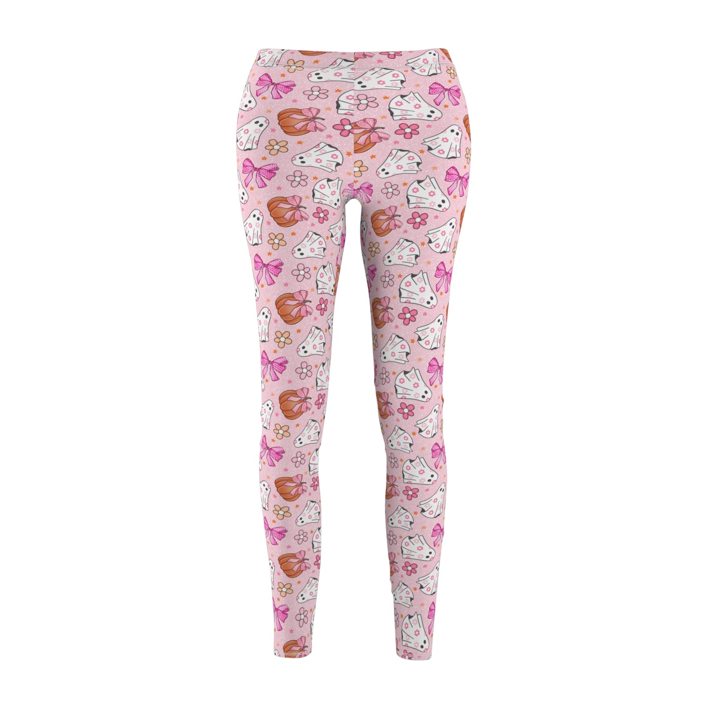 Pink Ghost Halloween - Women's Leggings