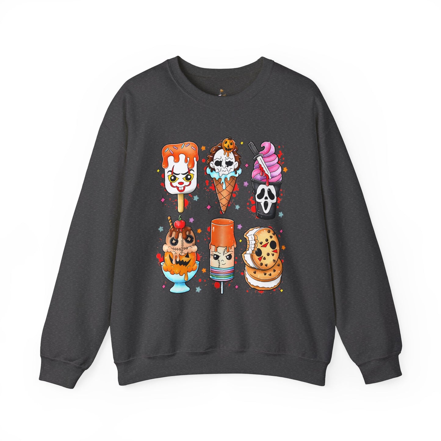 Horror Ice Cream - Unisex Heavy Blend™ Crewneck Sweatshirt