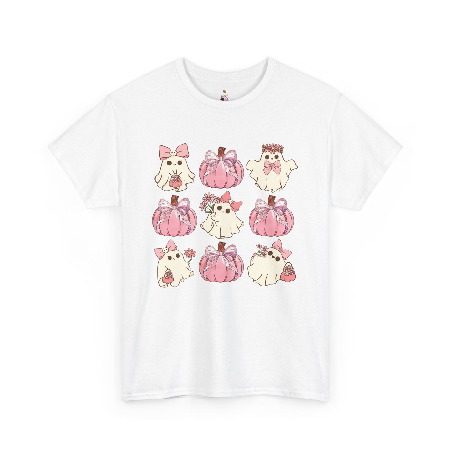 Pretty In Pink Ghosts  - Unisex Heavy Cotton Tee