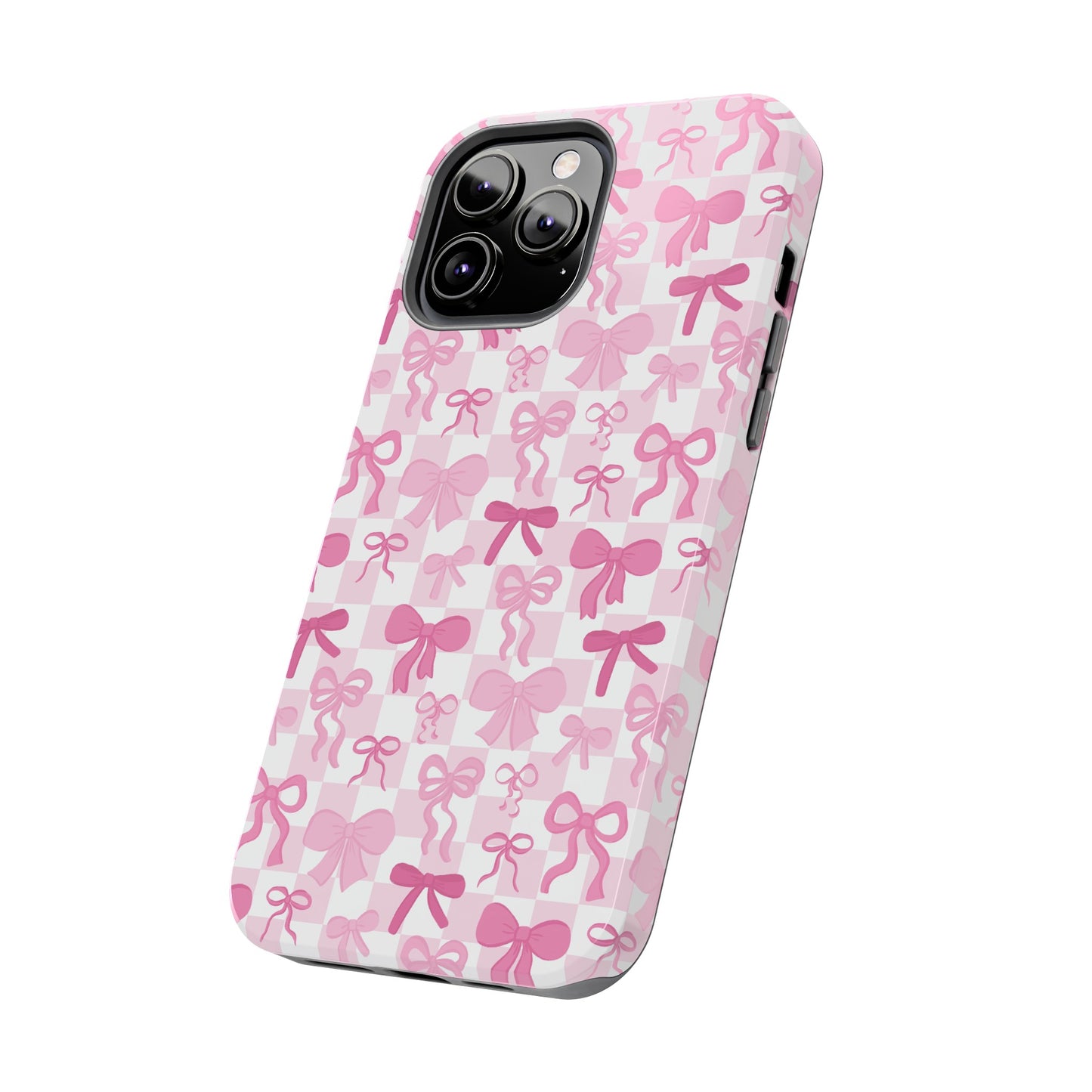 Coquette Pink Bow Girly - Tough Phone Cases