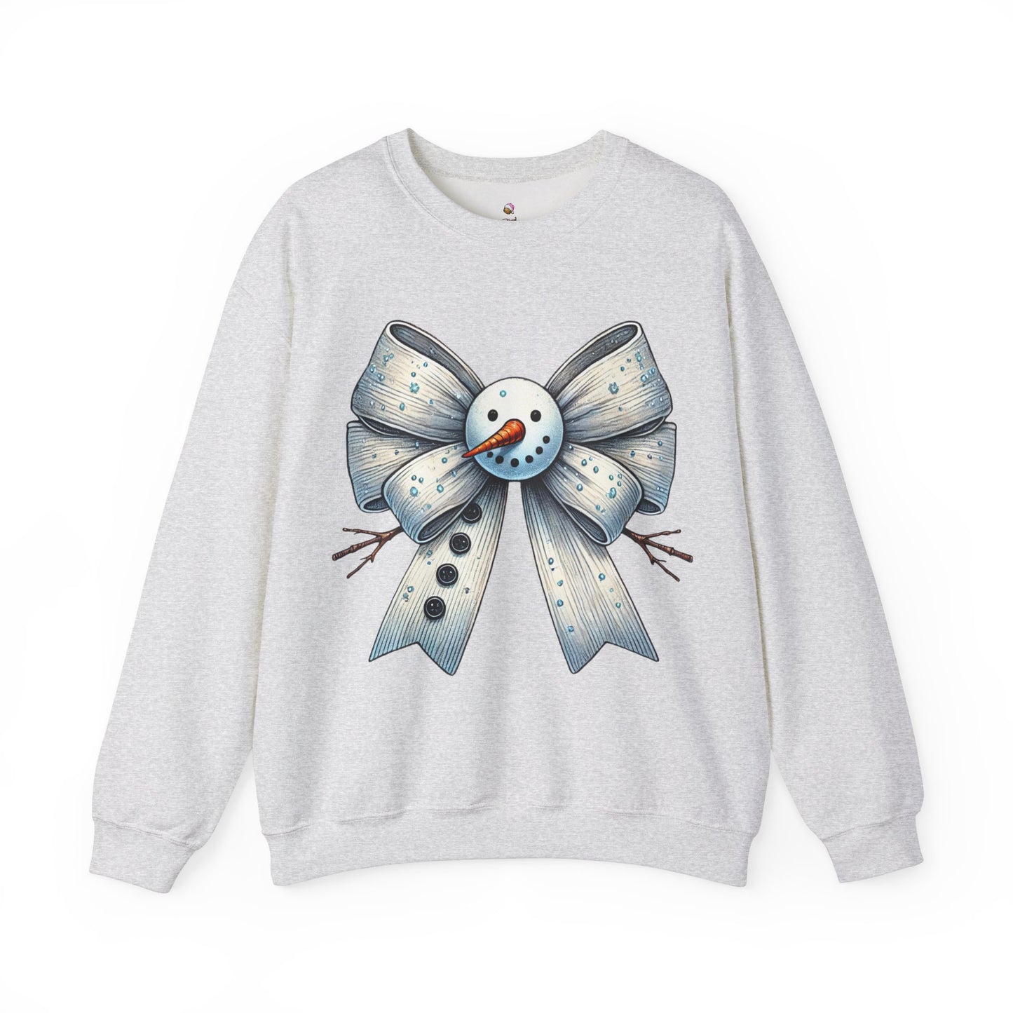 Frosty The Bowman Coquette Crewneck Christmas Sweatshirt