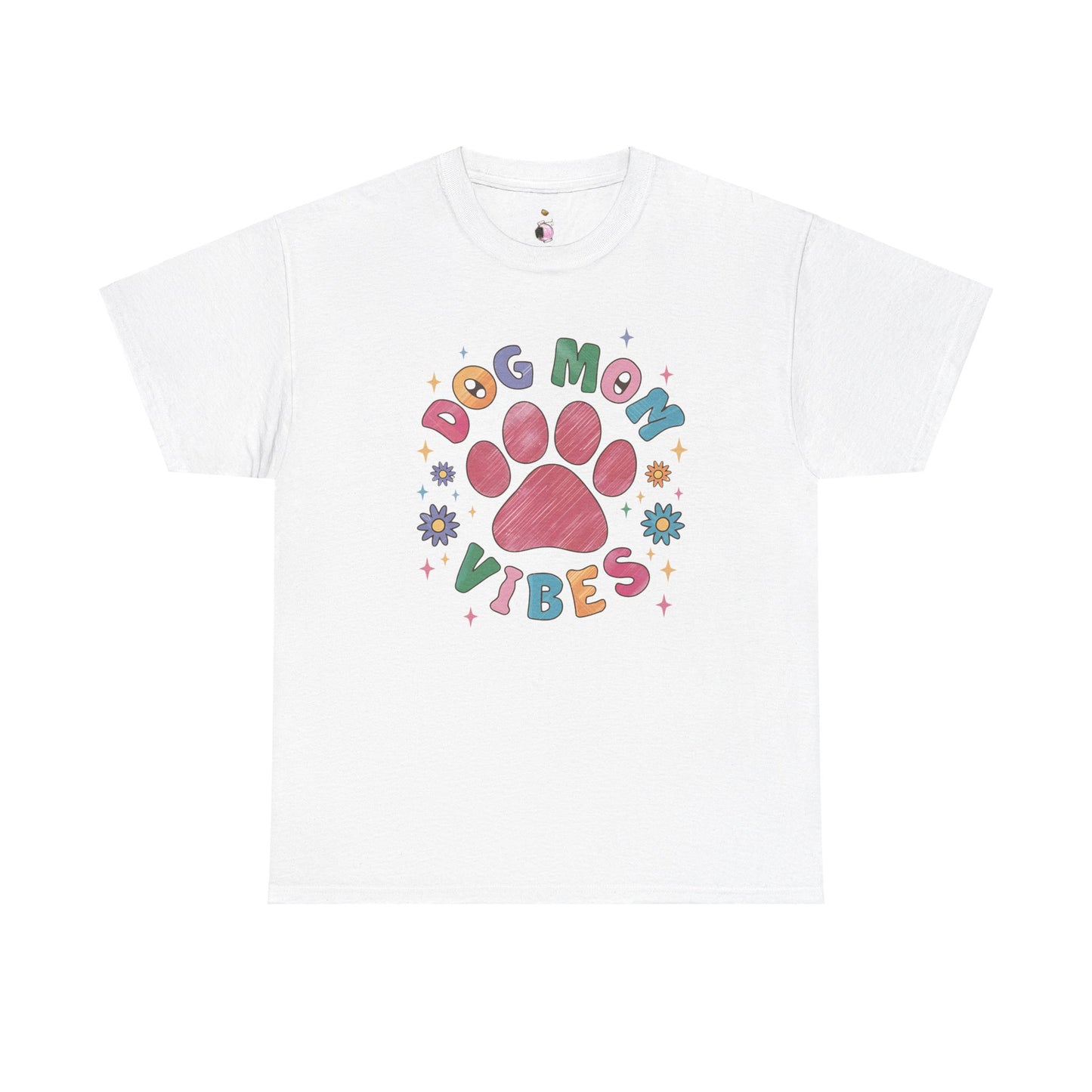 Dog Mom Vibes - Unisex Heavy Cotton Tee