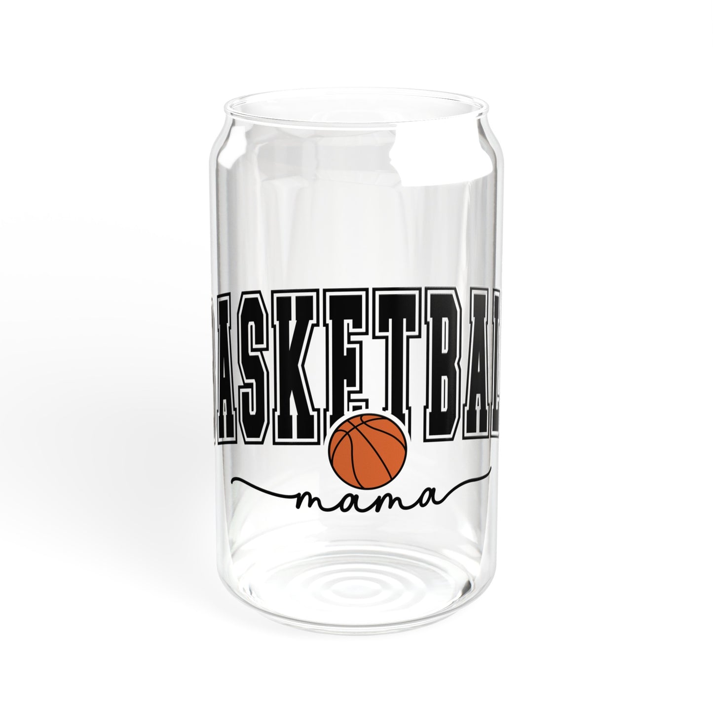 Basketball Mama - Sipper Glass, 16oz