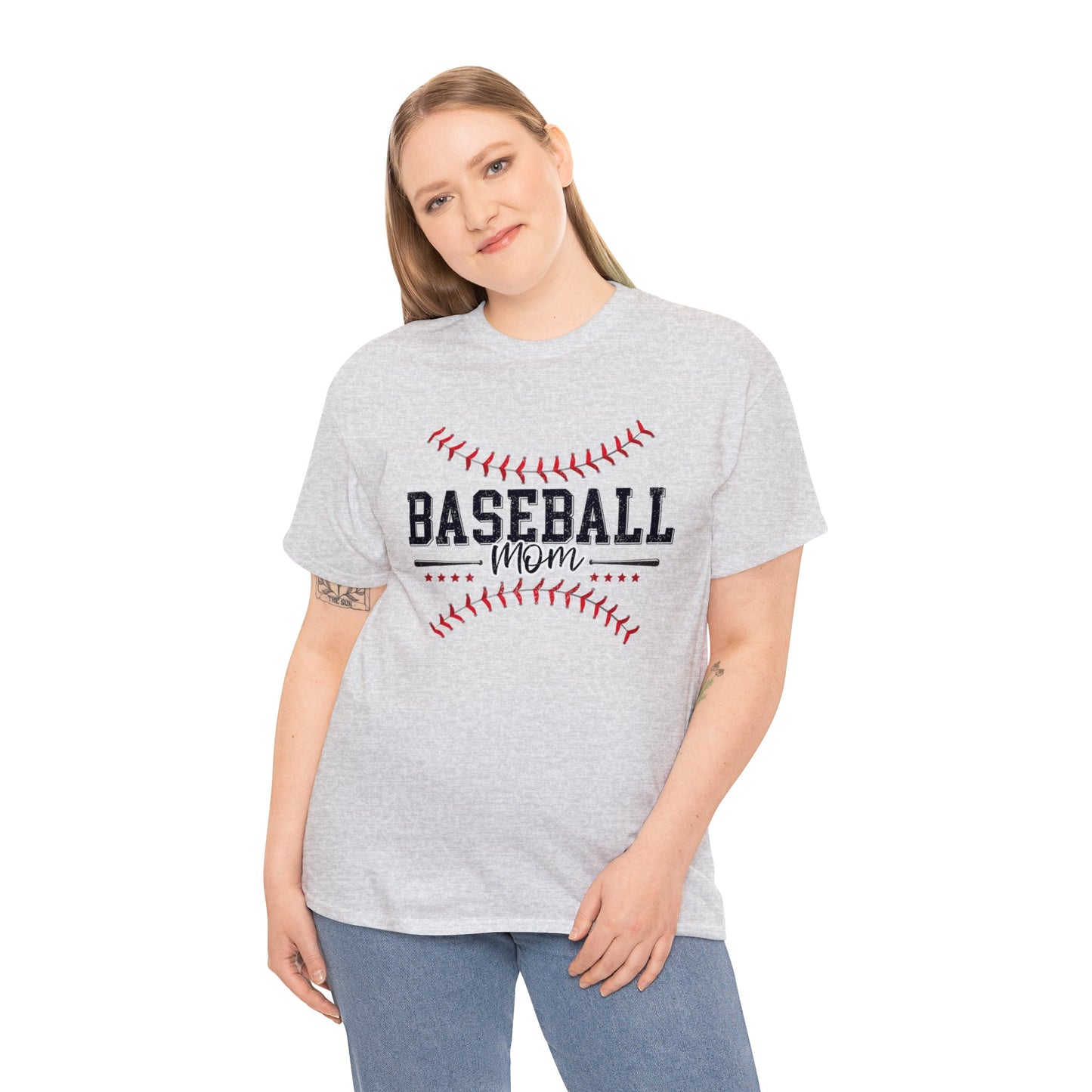 Baseball Mom - Unisex Heavy Cotton Tee