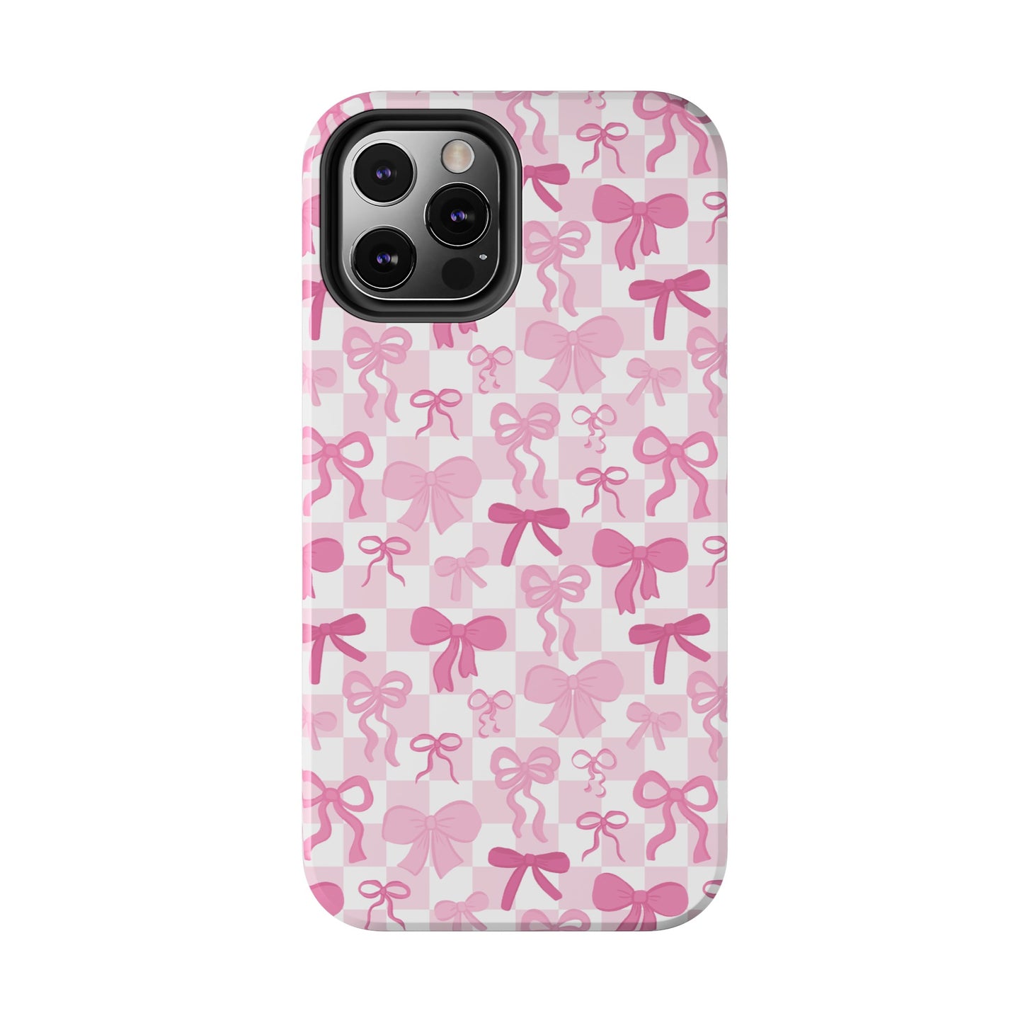 Coquette Pink Bow Girly - Tough Phone Cases