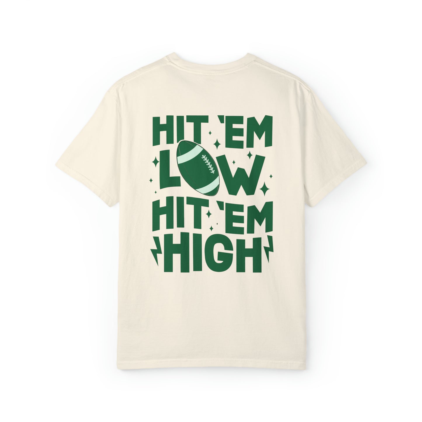 Hit Em High - Eagles - Comfort Colors - Unisex Garment-Dyed T-shirt