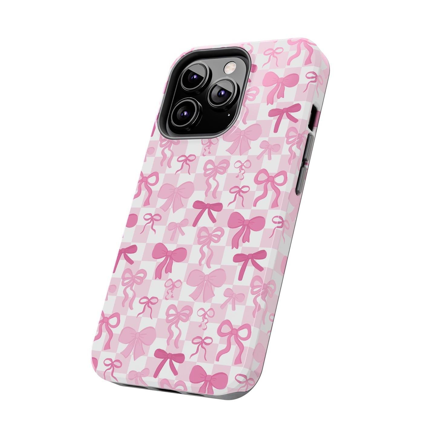 Coquette Pink Bow Girly - Tough Phone Cases