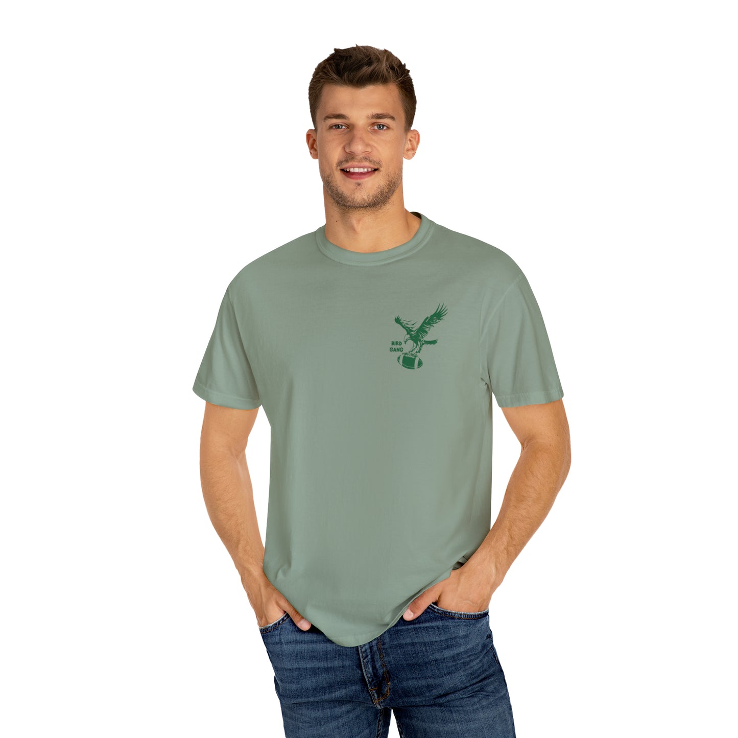 Hit Em High - Eagles - Comfort Colors - Unisex Garment-Dyed T-shirt