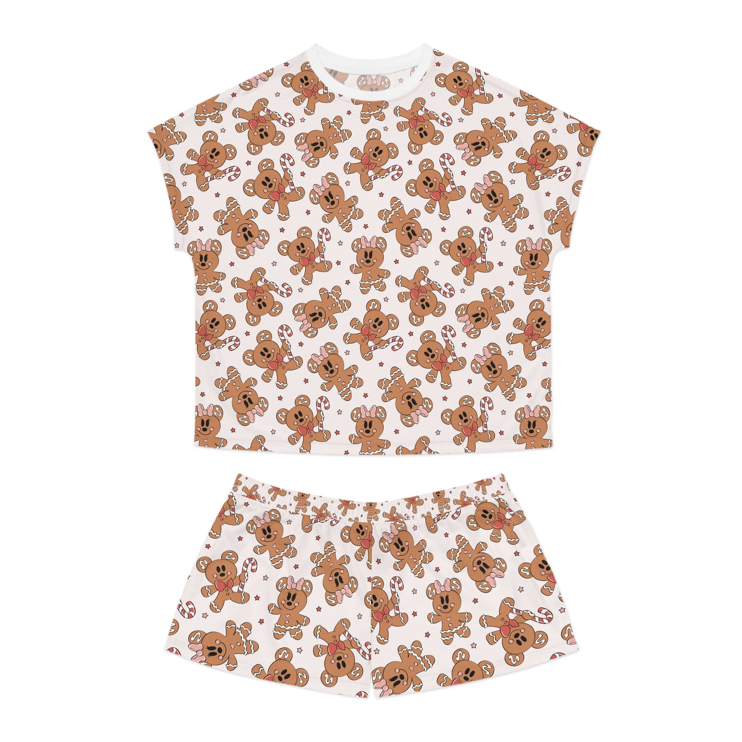 Gingerbread Mice  - Women's Short Pajama Set