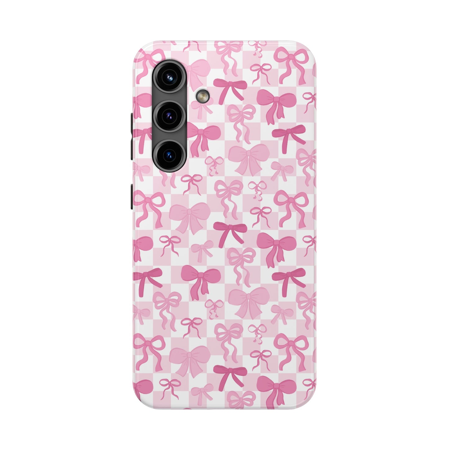 Coquette Pink Bow Girly - Tough Phone Cases