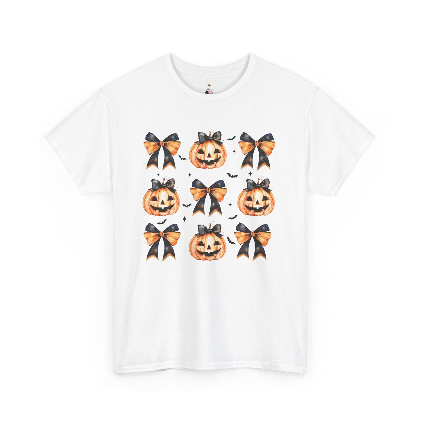 Pretty Little Jack-O-Lanterns -  Unisex Heavy Cotton Tee