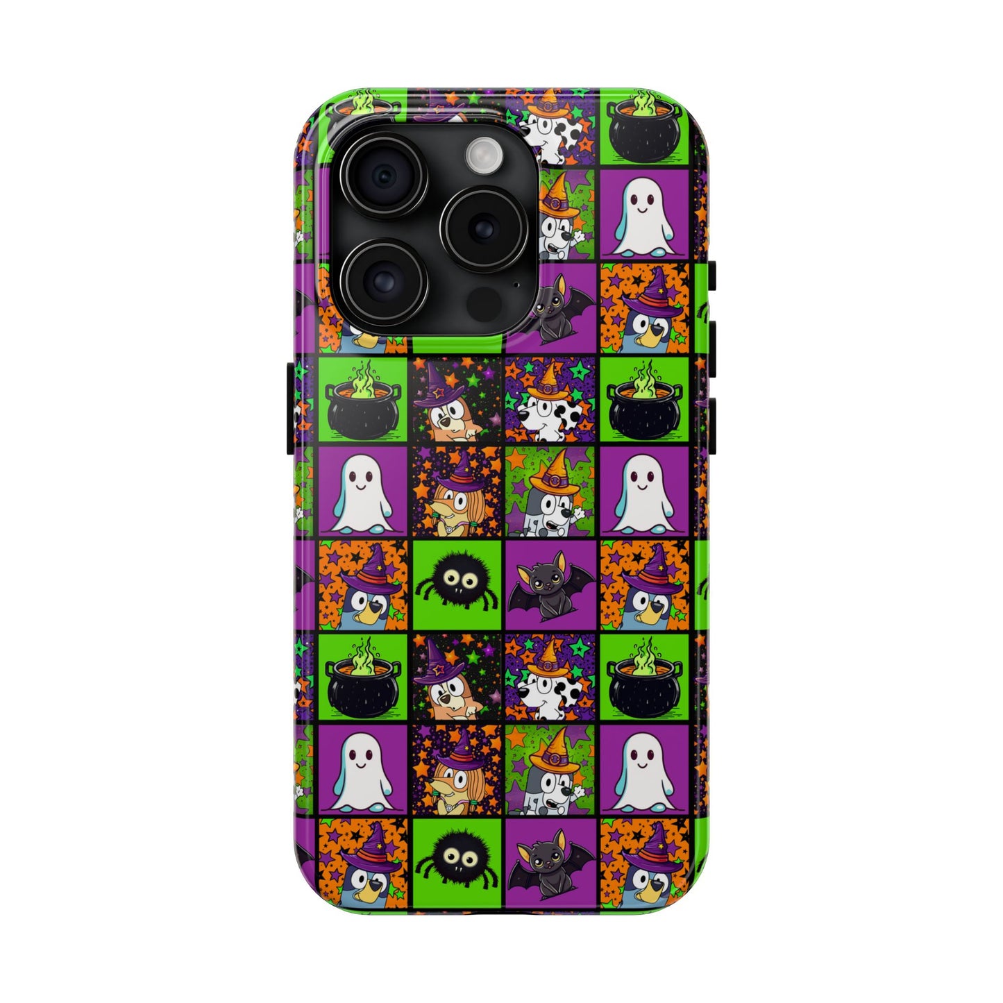 Blue Pup Halloween -  Tough Phone Cases