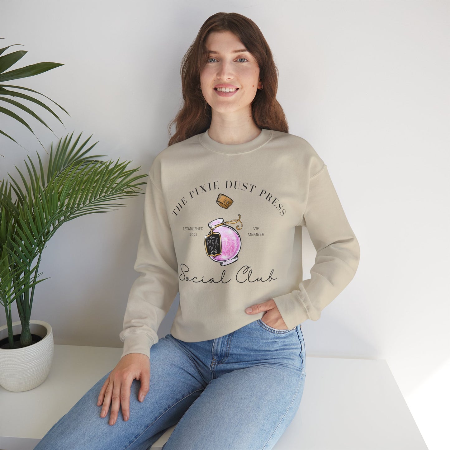 The Pixie Dust Press Social Club  -  Unisex Heavy Blend™ Crewneck Sweatshirt