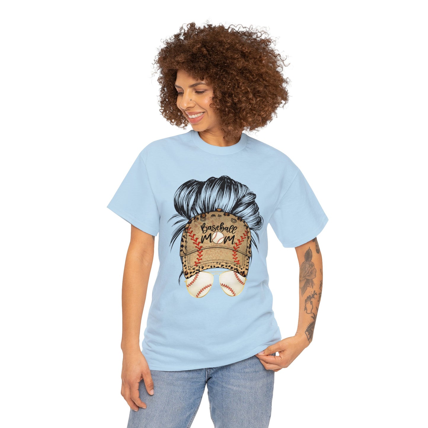 Baseball Mom - Unisex Heavy Cotton Tee