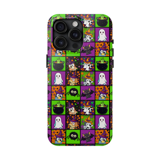 Blue Pup Halloween -  Tough Phone Cases