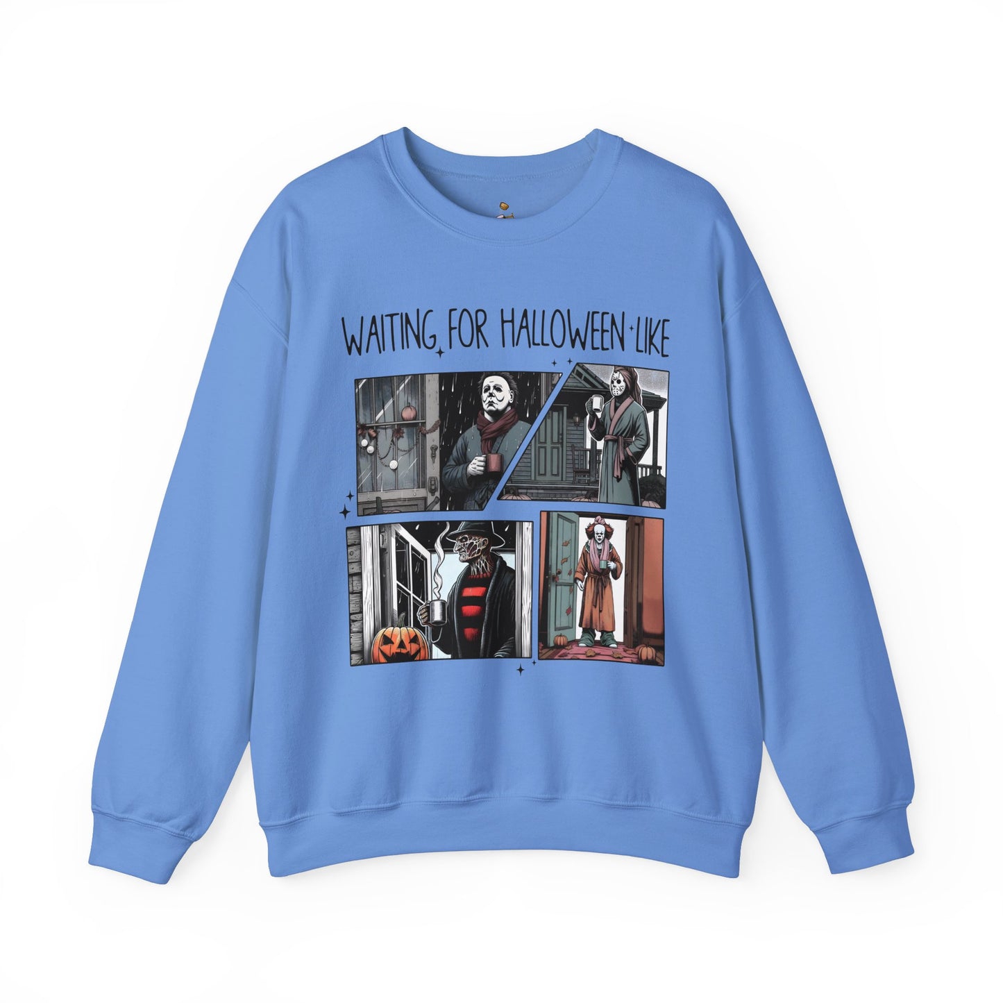 Waiting For Halloween Like - Horror - Unisex Heavy Blend™ Crewneck Sweatshirt