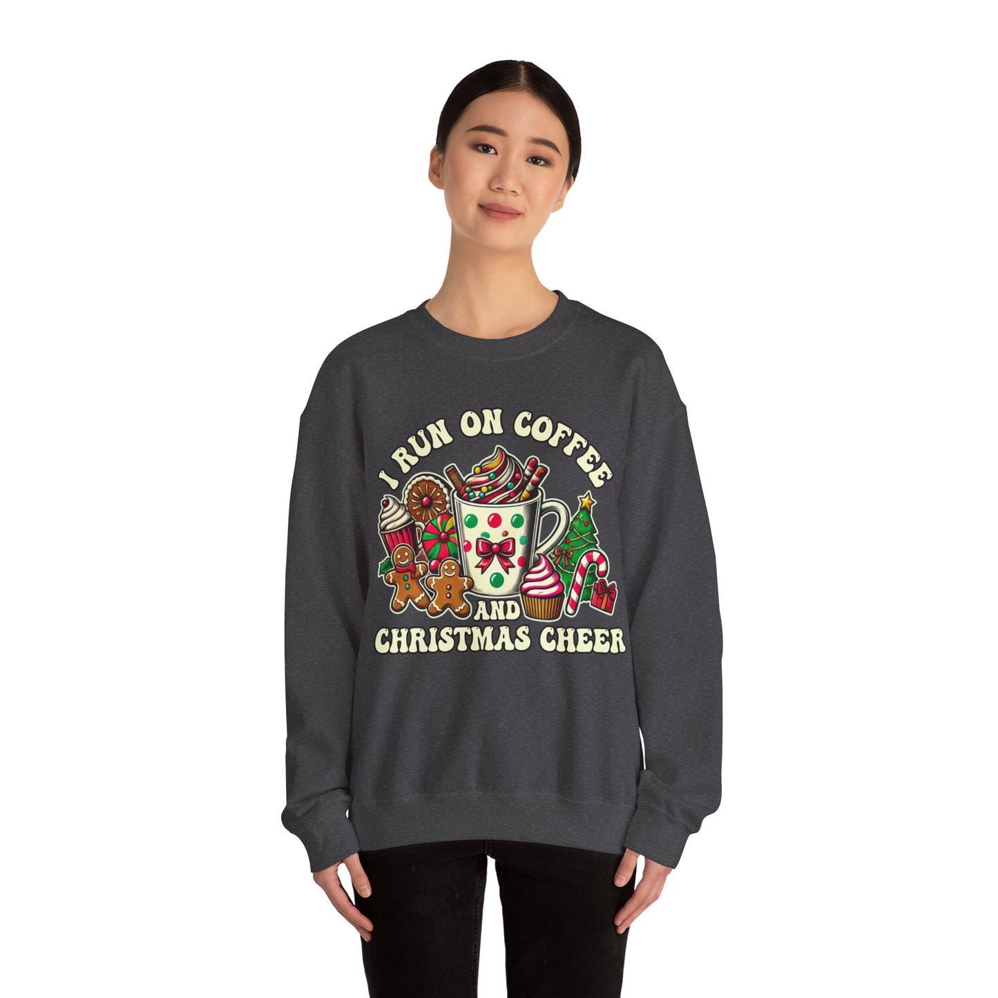 Coffee And Christmas Cheer Christmas Sweatshirt