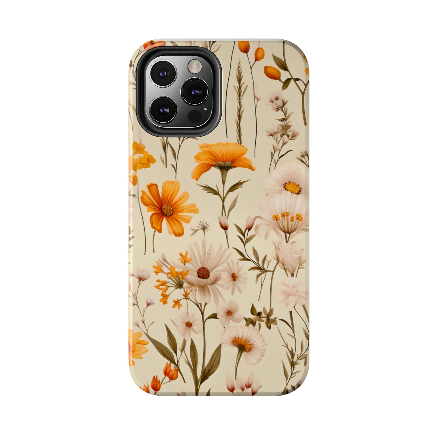 Yellow Floral - Tough Phone Cases