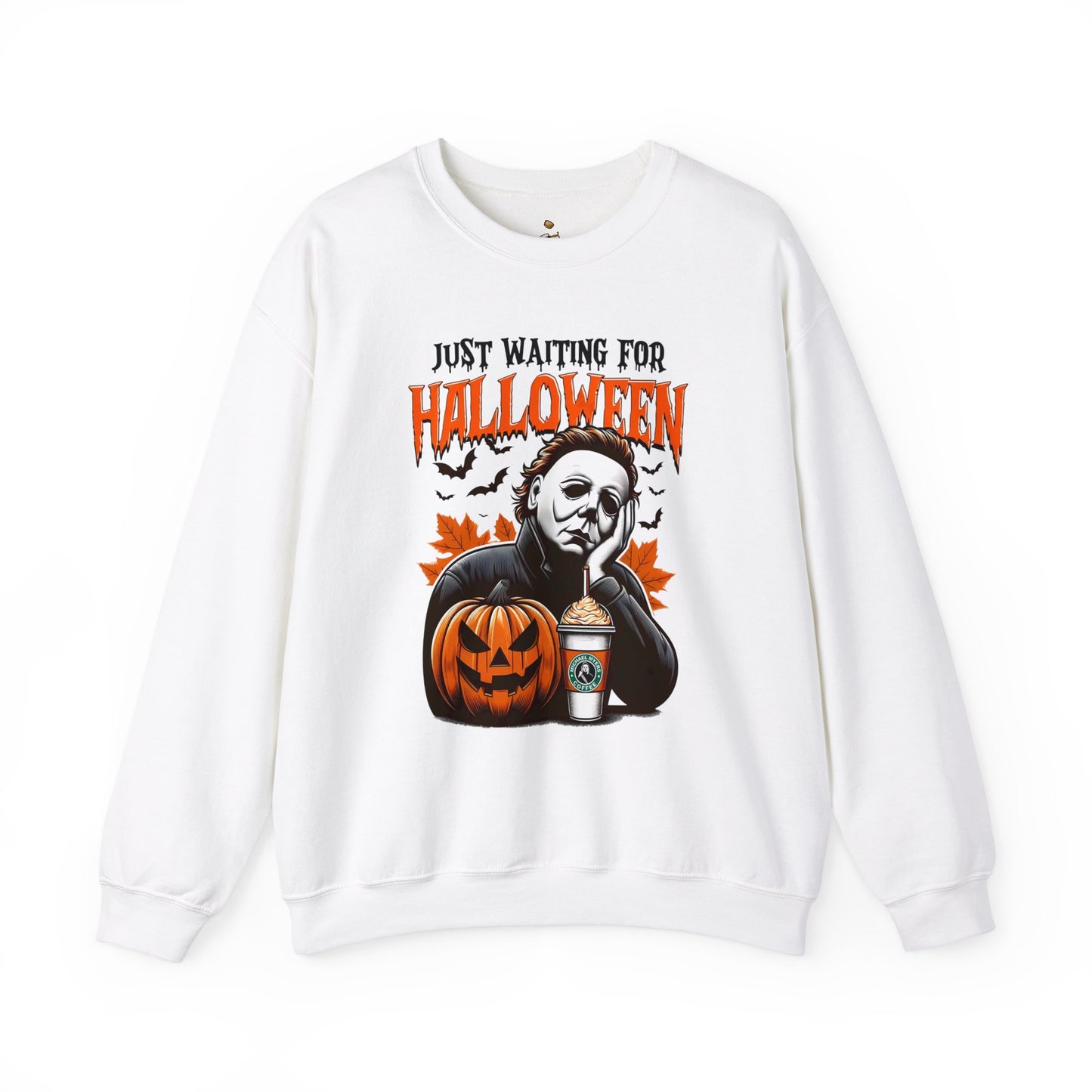 Just Waiting For Halloween  - Mike - Unisex Heavy Blend™ Crewneck Sweatshirt