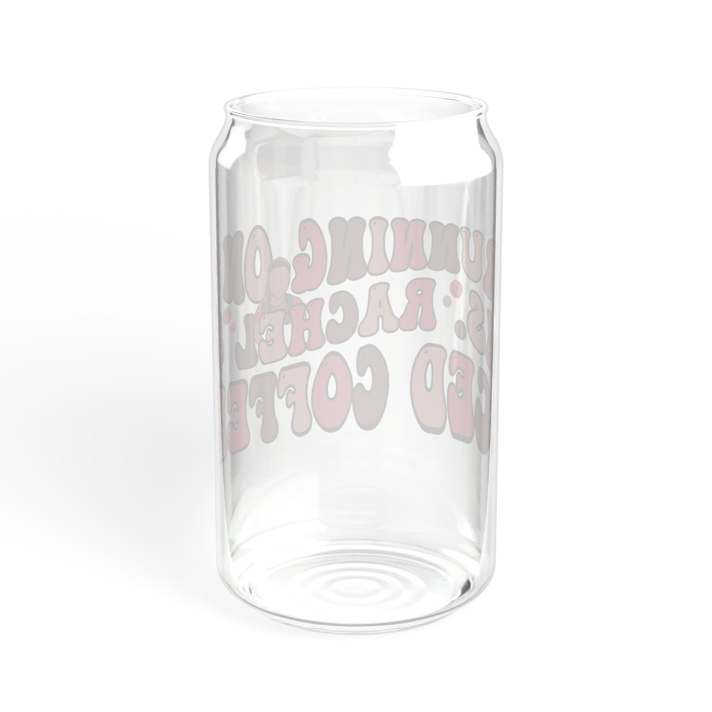 Running On Ms. Rachel and Ice Coffee - Sipper Glass, 16oz