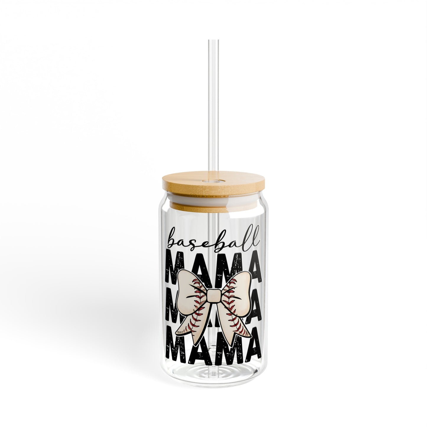 Baseball Mama - Sipper Glass, 16oz