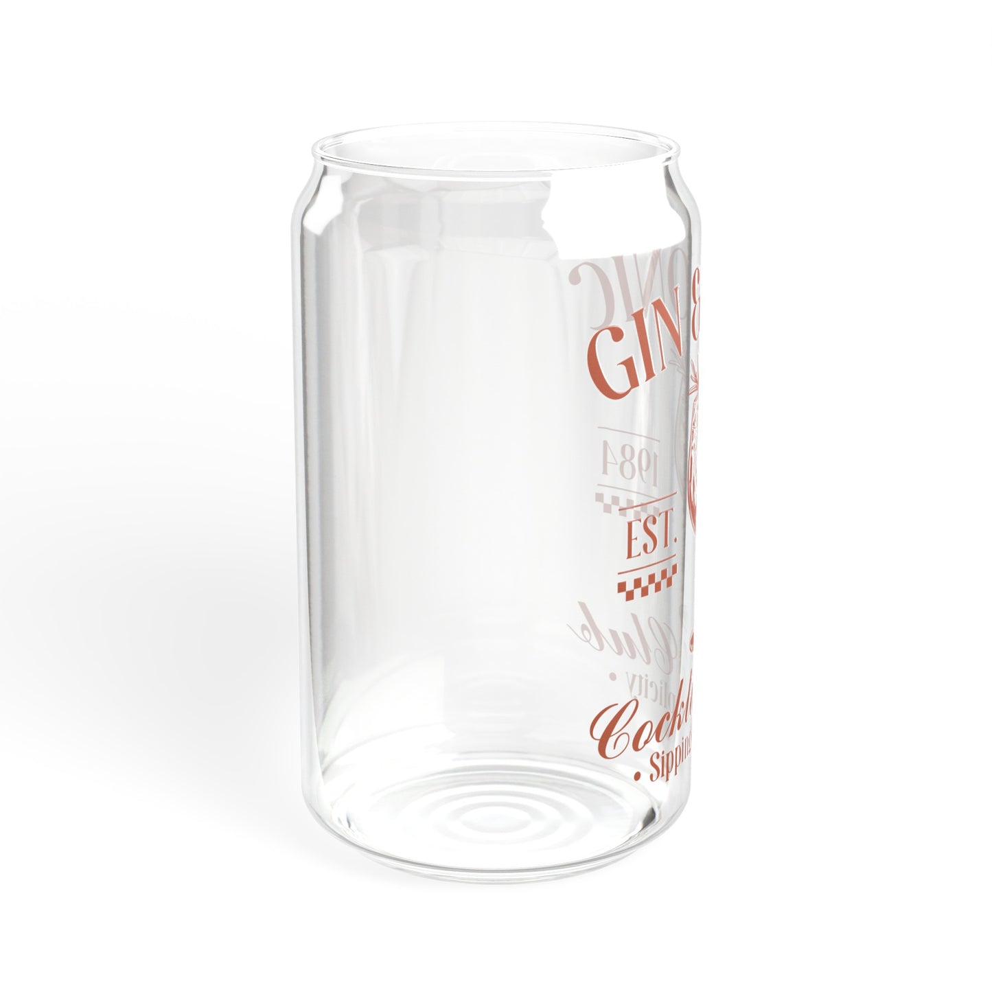 Gin And Tonic Club  - Sipper Glass, 16oz