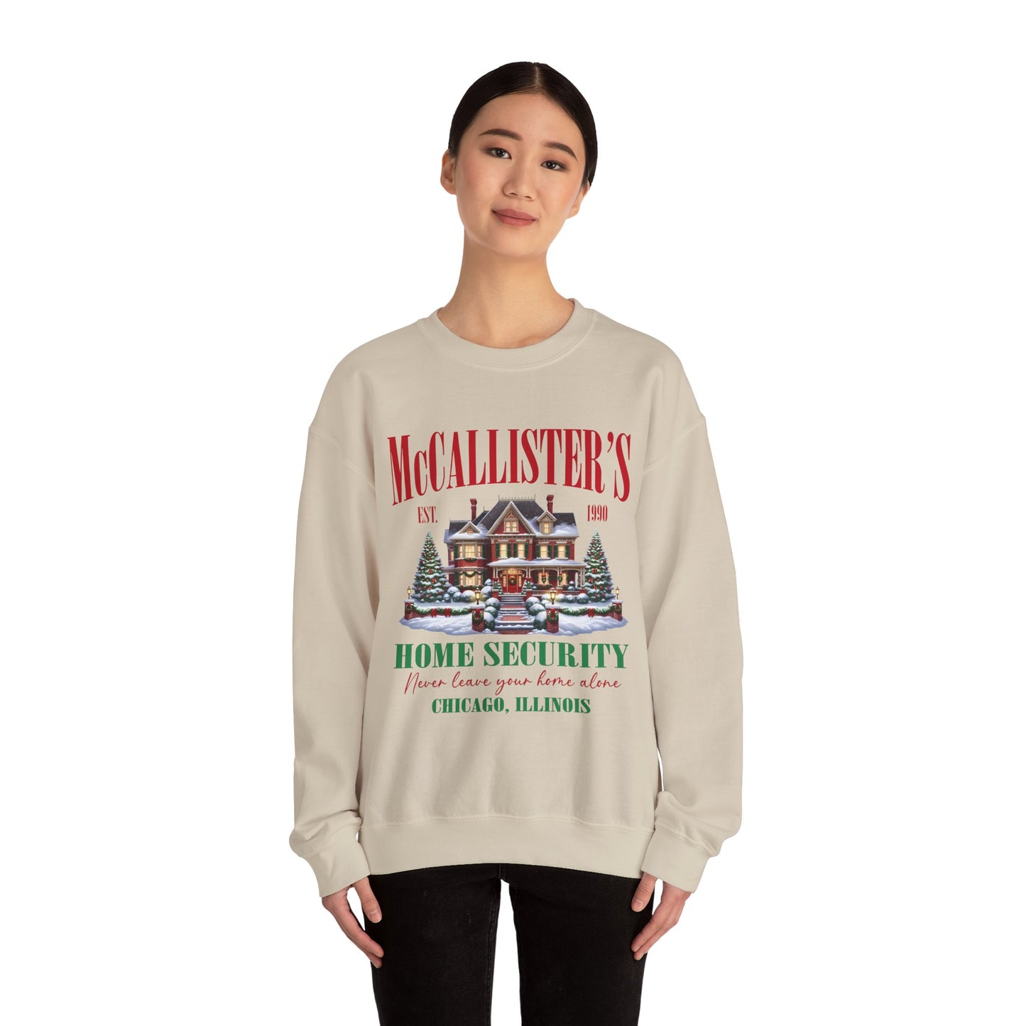 McAllisters Home Security Christmas Sweatshirt