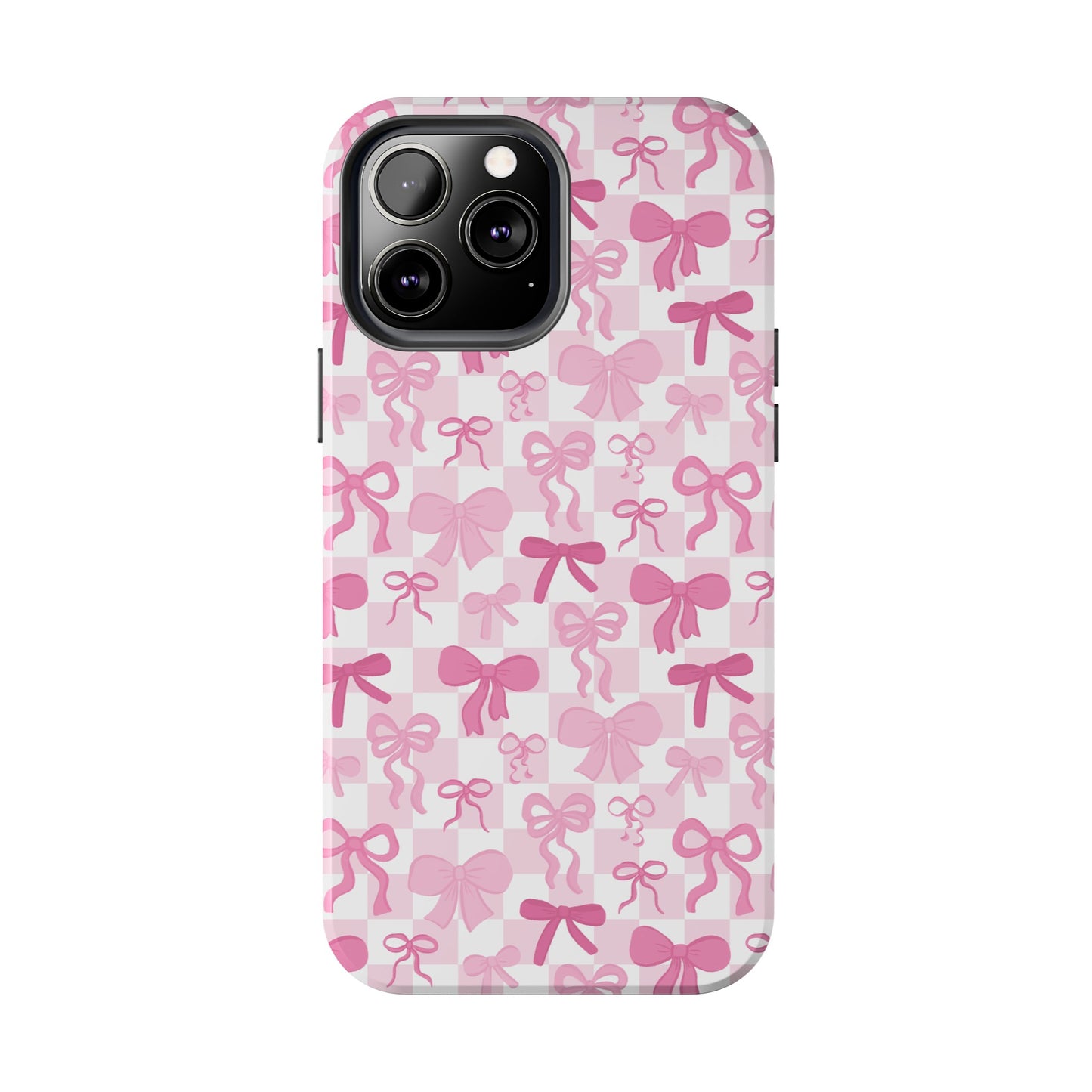 Coquette Pink Bow Girly - Tough Phone Cases