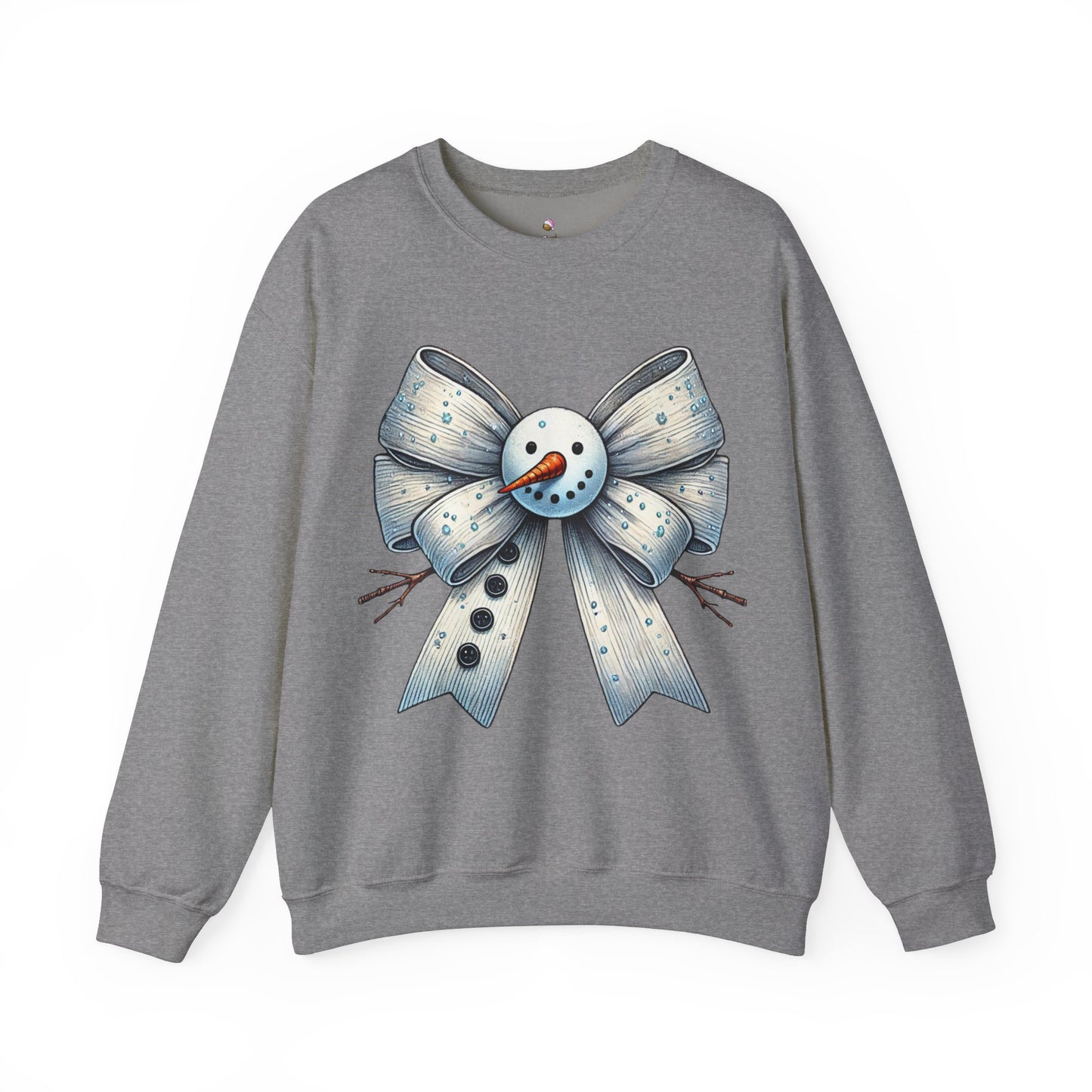 Frosty The Bowman Coquette Crewneck Christmas Sweatshirt